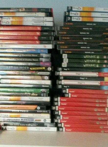 VIDEO GAME AND DVD JOB LOT