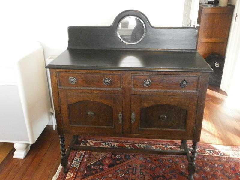 Vintage 1930s wooden sideboard - gorgeous