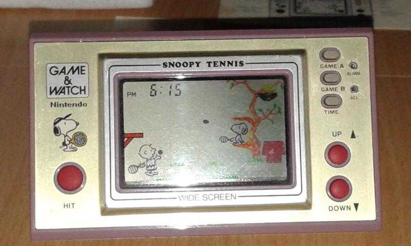 Vintage 1982 Nintendo Game amp Watch Snoopy Tennis.