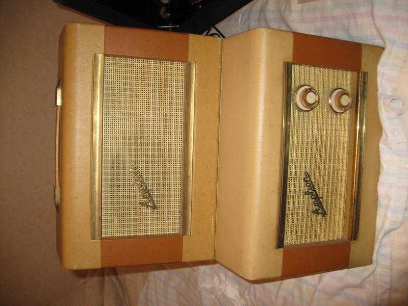 vintage Amplion   sterio record player system circa 195060