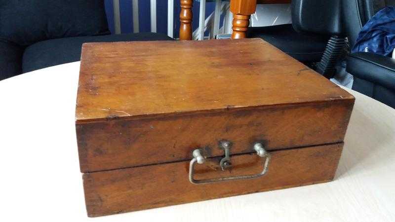 Vintage Antique portable printing box