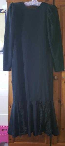 Vintage Black fish tail Dress