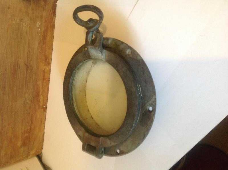 Vintage brass porthole