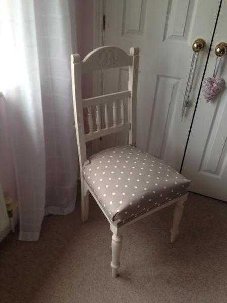 Vintage Chair with Upholstered Seat