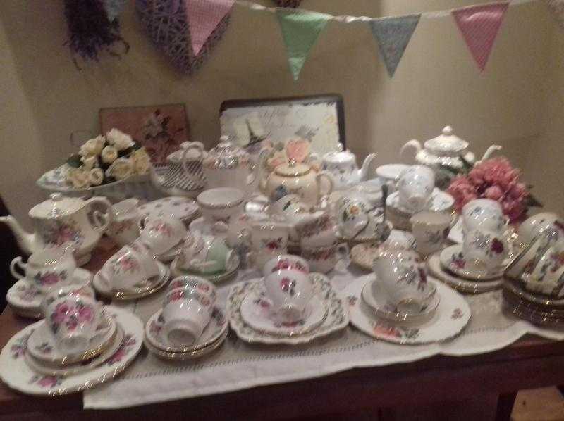 VINTAGE CHINA FOR HIRE VENUES PARTYS etc