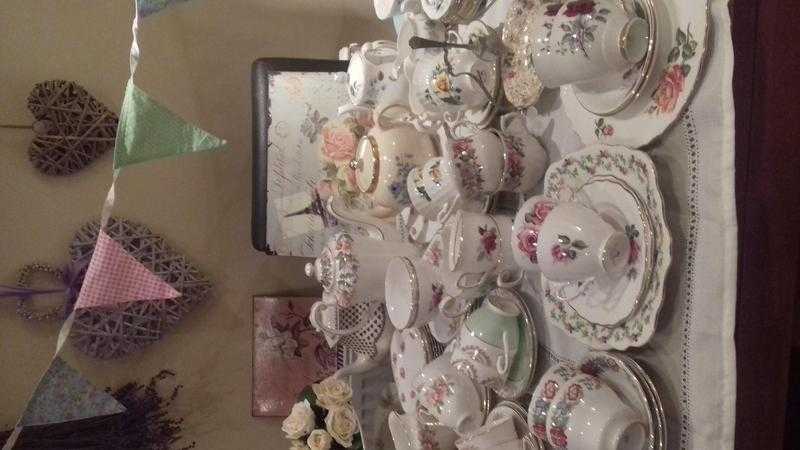 VINTAGE CHINA FOR HIRE VENUES PARTYS etc