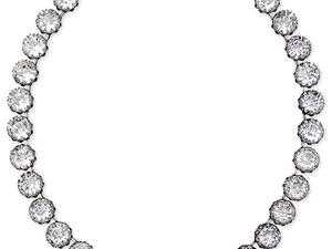 Vintage Crystal Necklace 1950039s