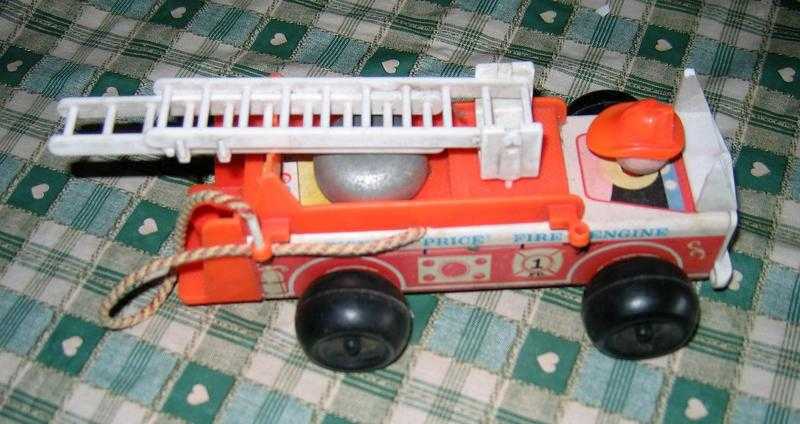 Vintage Fisher price fire Engine