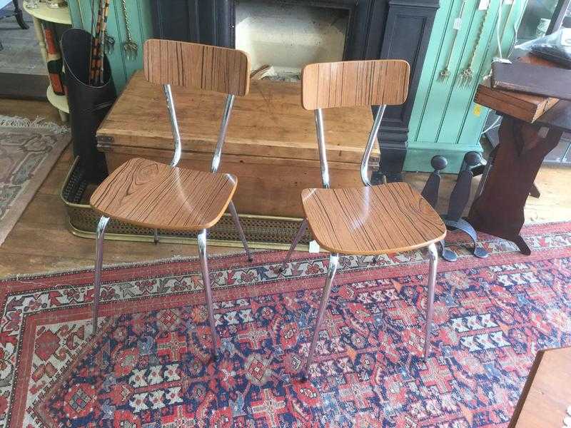 Vintage Formica and chrome chair