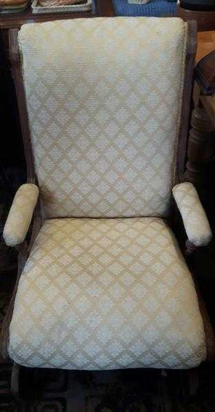 Vintage French 1920039s Low Rocking Chair