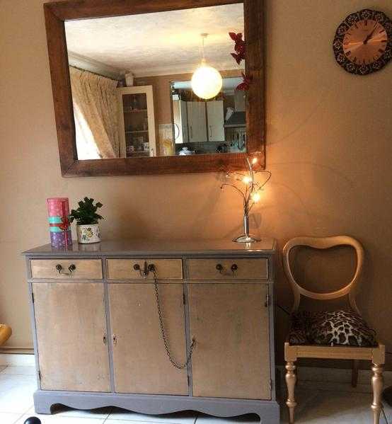 Vintage furniture chair, key cabinet, sideboard, high chair