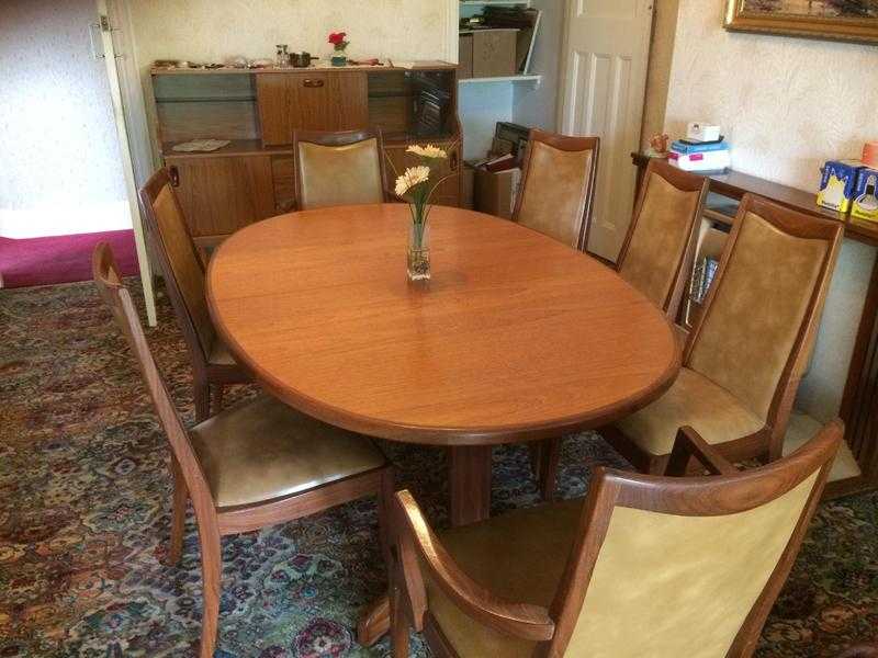 Vintage G-Plan Dining room table setSits 68