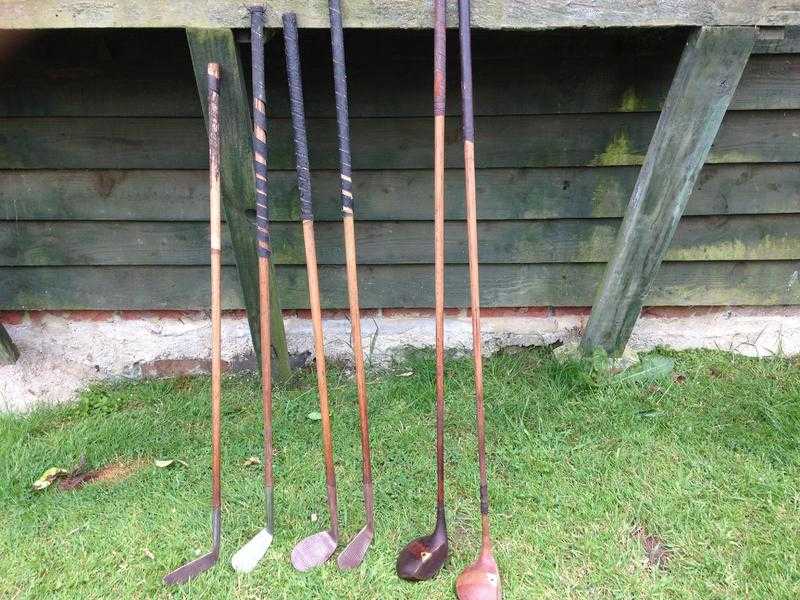 vintage hickory clubs