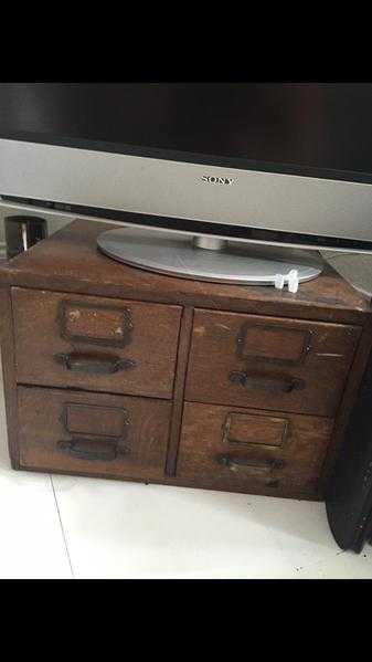 Vintage Industrial Draws Chest