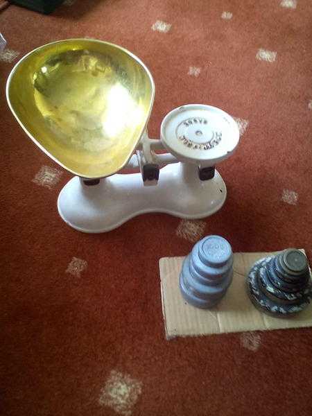 vintage kitchen scales