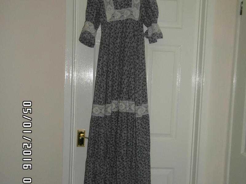 Vintage Laura Ashley blue dress