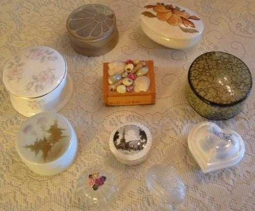 Vintage Lidded Boxes