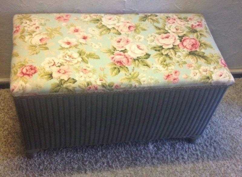 Vintage Lloyd Loom Ottoman - Hand Made in the UK