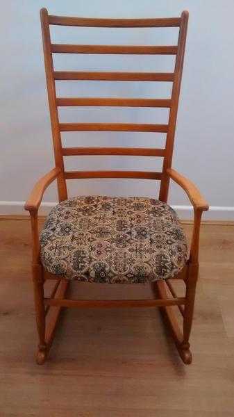 Vintage  Mid-Century Retro Danish Rocking Chair