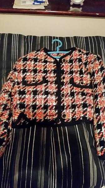 Vintage multi-checquered short jacket