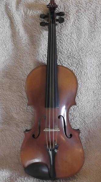 Vintage old German violin labelled Friedrich Kochendorfer c1919.