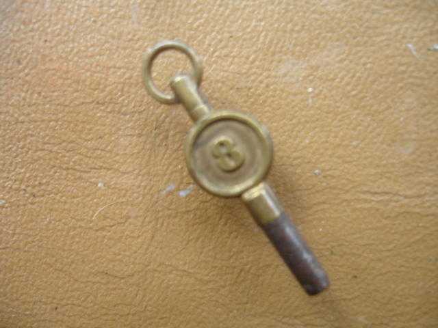 Vintage pocket watch key