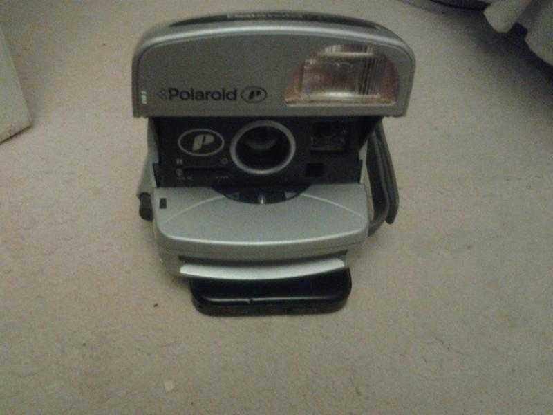 vintage polaroid camera