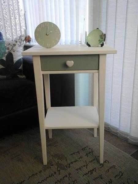 Vintage Retro Shabby Chic Side  Lamp Table