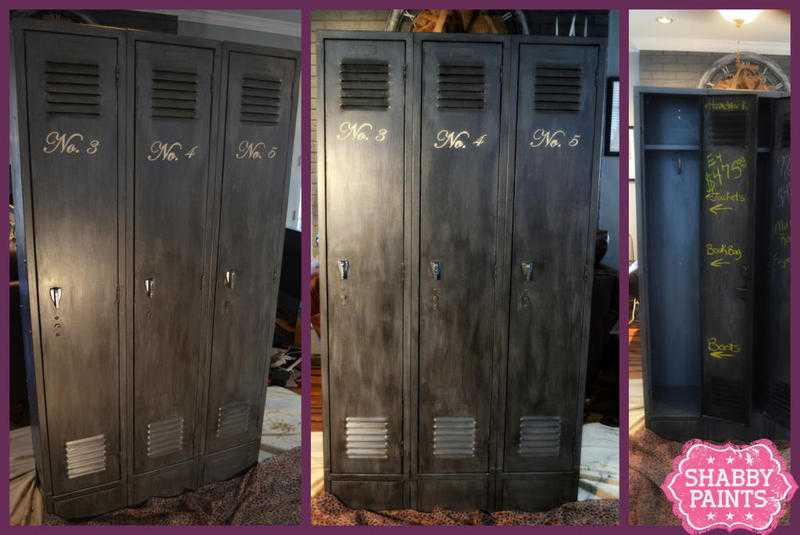 Vintage school gym locker Shabby chic