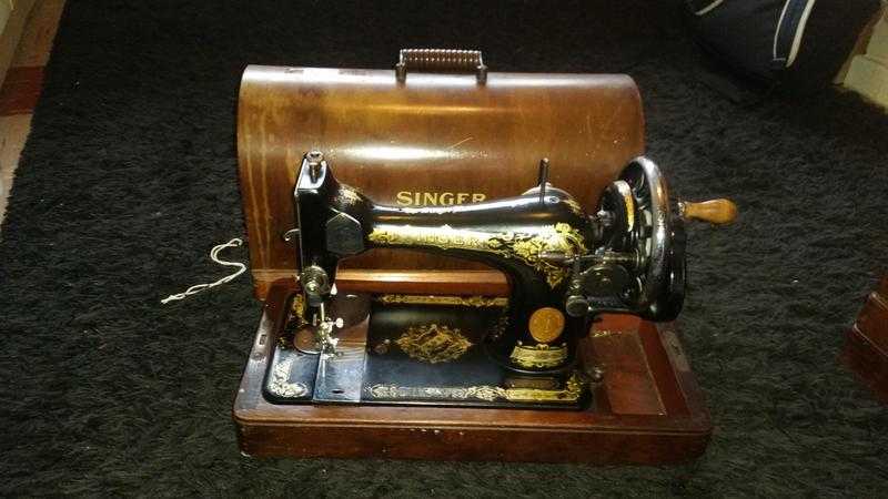 Vintage singer sewing machine