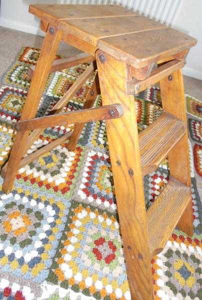 Vintage Small Wooden Steps - Still Availlable