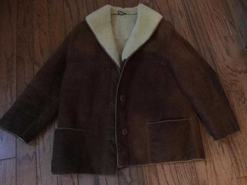 Vintage SuedeWool Ladies Short Coat