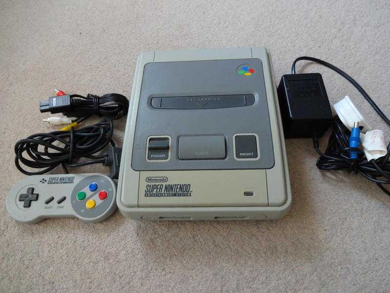 Vintage Super Nintendo - Snes - Retro Games Console