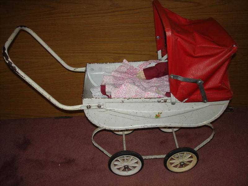 Vintage Toy Dolls Pram