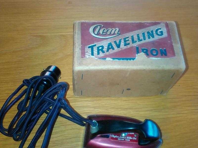 Vintage travel Iron