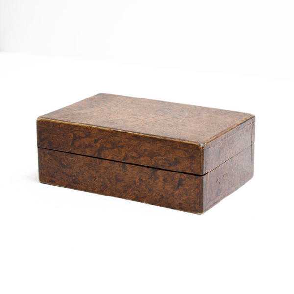 Vintage Veneered Wood Box