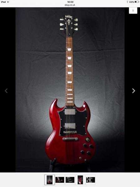 Vintage Vs6, SG style guitar