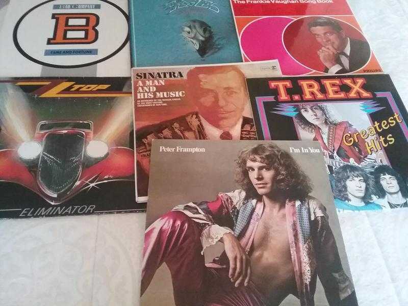 Vinyl LPs,   mixed, 4 each. 5 for 15