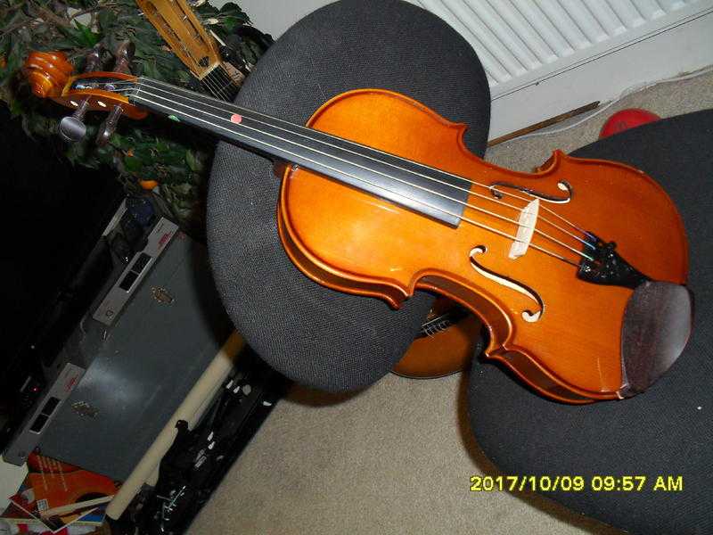 Viola.  13 12 inch size Stentor Viola-Violin.  Bow, padded case etc Fair  quotUSEDquot Condition