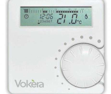 Vokera Combined Wireless Room Thermostat With 7 Day Clock  Plumbparts.co.uk
