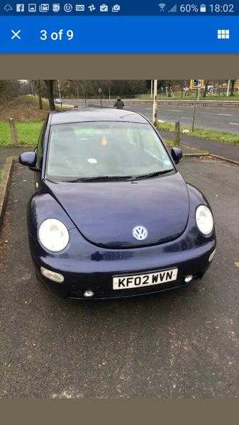 Volkswagen Beetle 02 automatic 2ltr petrol