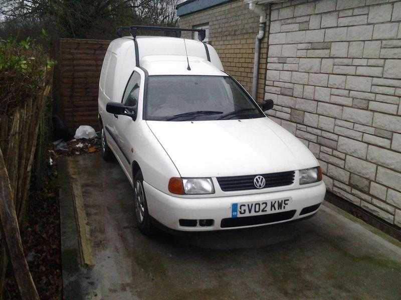 Volkswagen Caddy 2002 tdi rare long mot drives very  well very  clean just had full service  what a fantastic  bargain  roof rack tow bar for more details  phone 01797253663