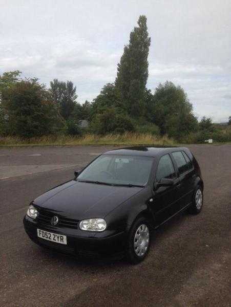 VOLKSWAGEN GOLF TDI SE, BLACK, 2002