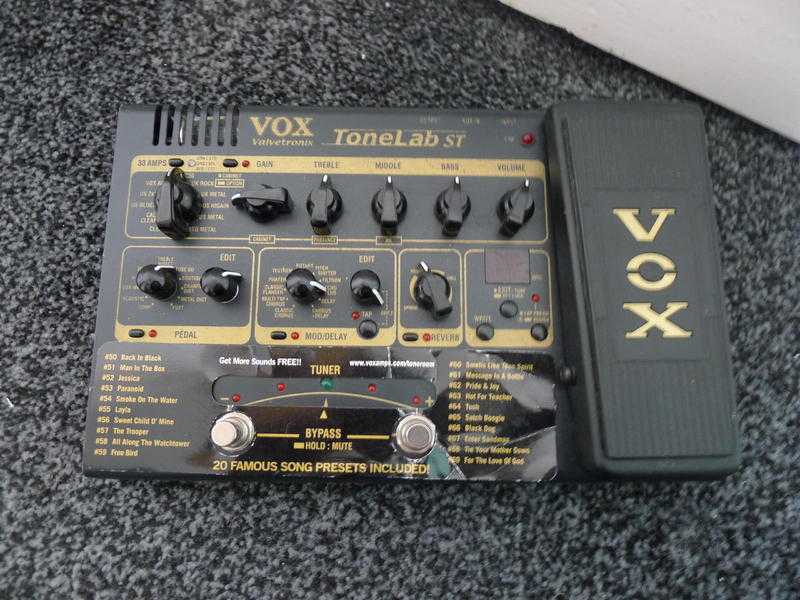 Vox Tonelab ST Multi effects unit for Guitar