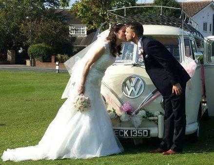 VW campervan Wedding hire