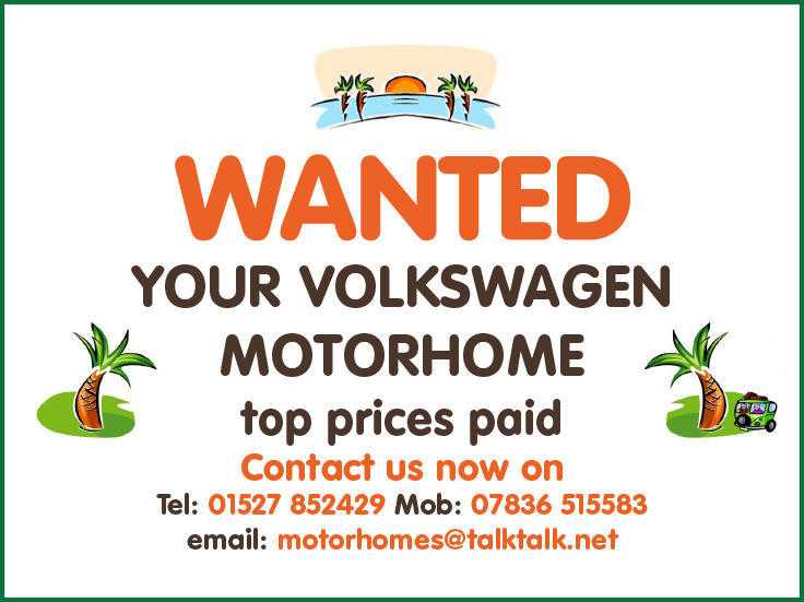 VW Motorhomes Wanted All Models