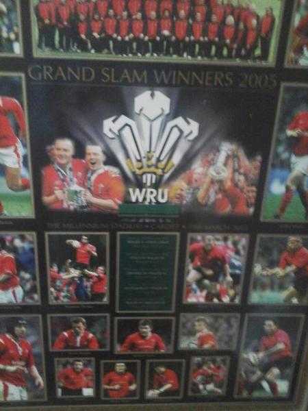 Wales grand slam winners picture amp frame