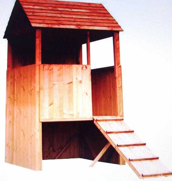 Waltons Kids garden Stockade Tower  Fort