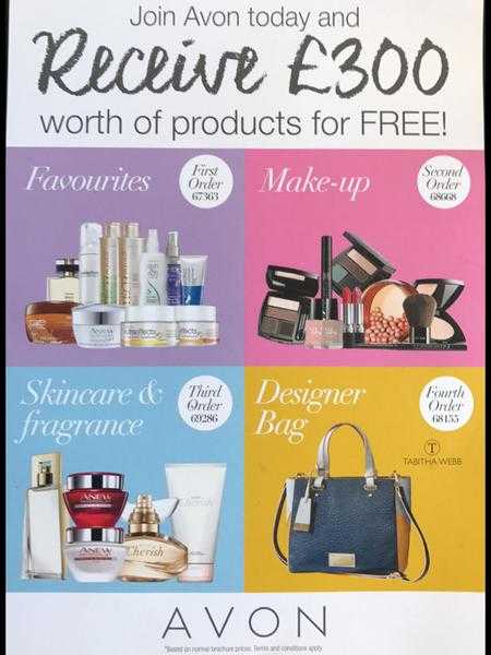 Want 300s worth of Avons products free Sell Online now