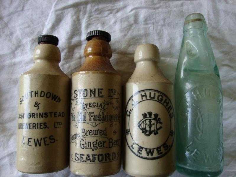 Wanted Blue Top Ginger Beer Bottles